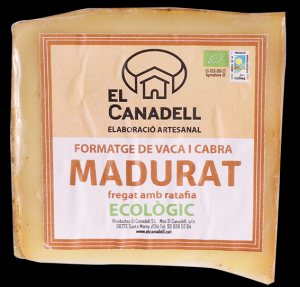 * FORMATGE MADURAT VACA I CABRA 180 g ECO * FORMATGE MADURAT VACA I CABRA 180 g ECO